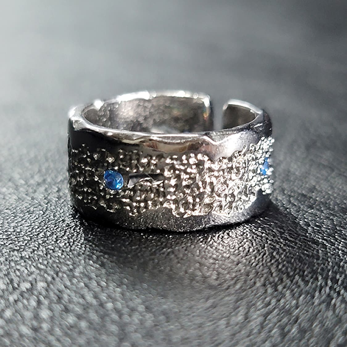 Held 실버 남자 엔틱 빈티지 명품 고대 은하수 별 반지 상품이미지3