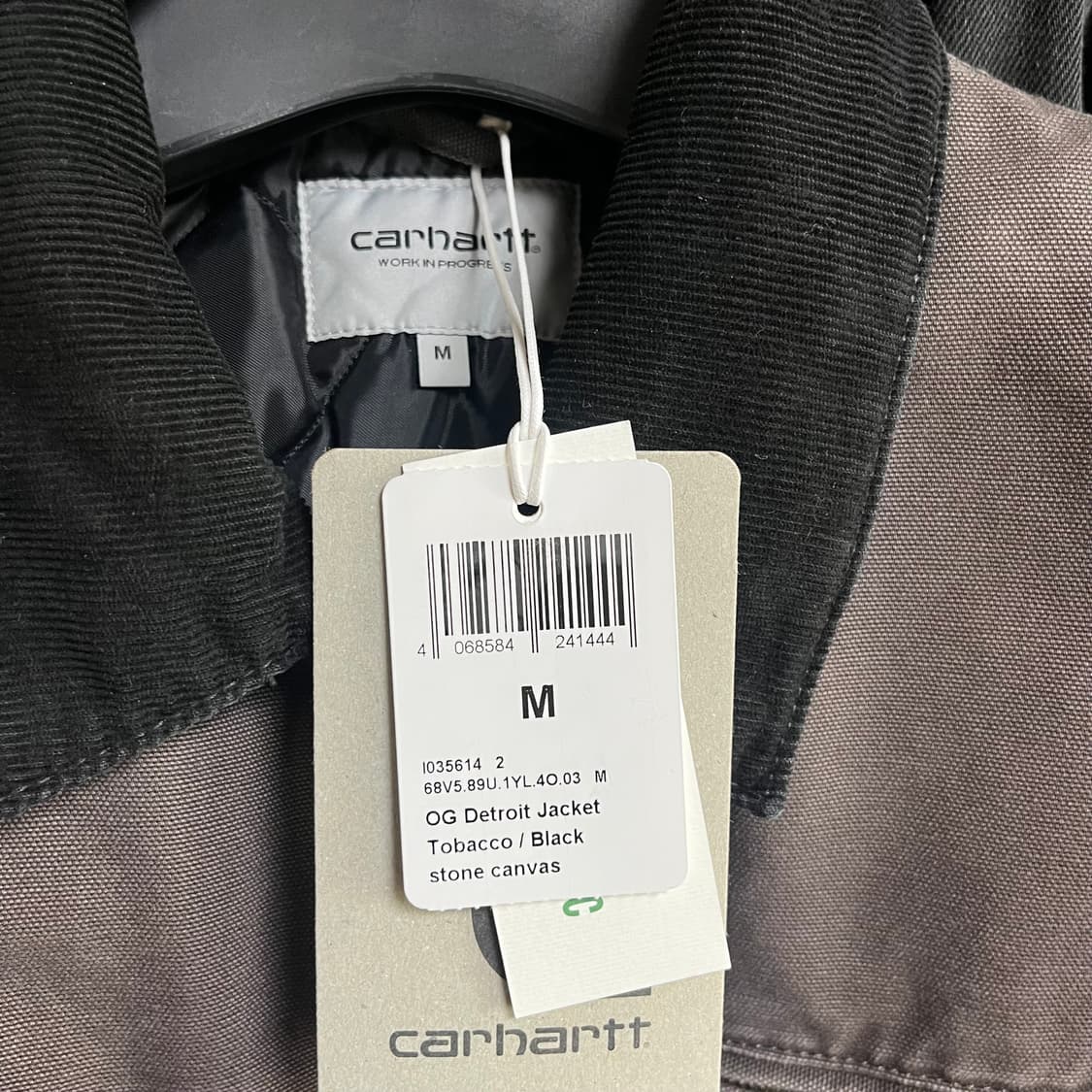 칼하트wip og 디트로이트 자켓 토바코 M 판매 상품이미지3