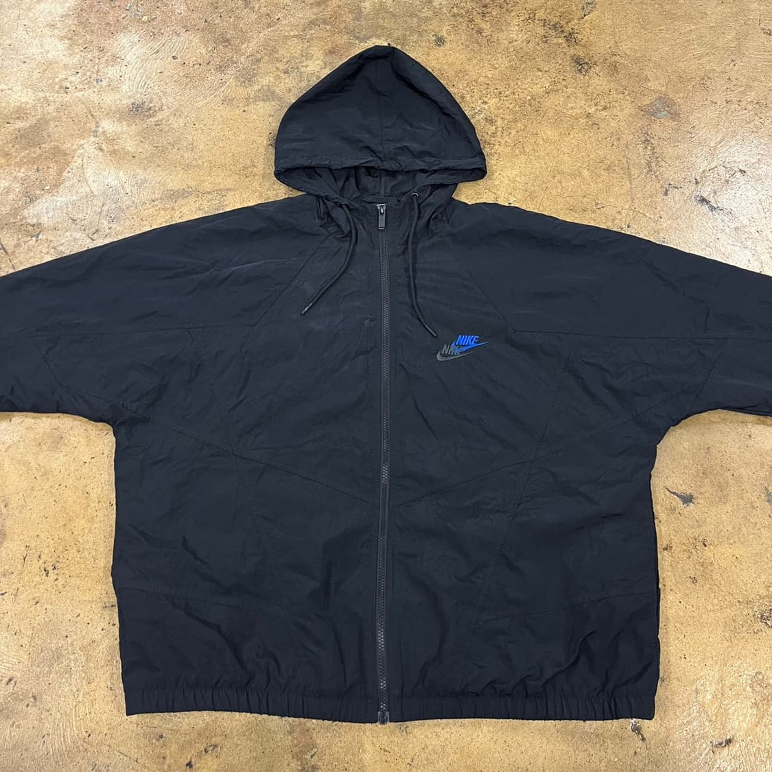 [정품/XL] 나이키 블랙 후드 바람막이 자켓 b18 상품이미지3