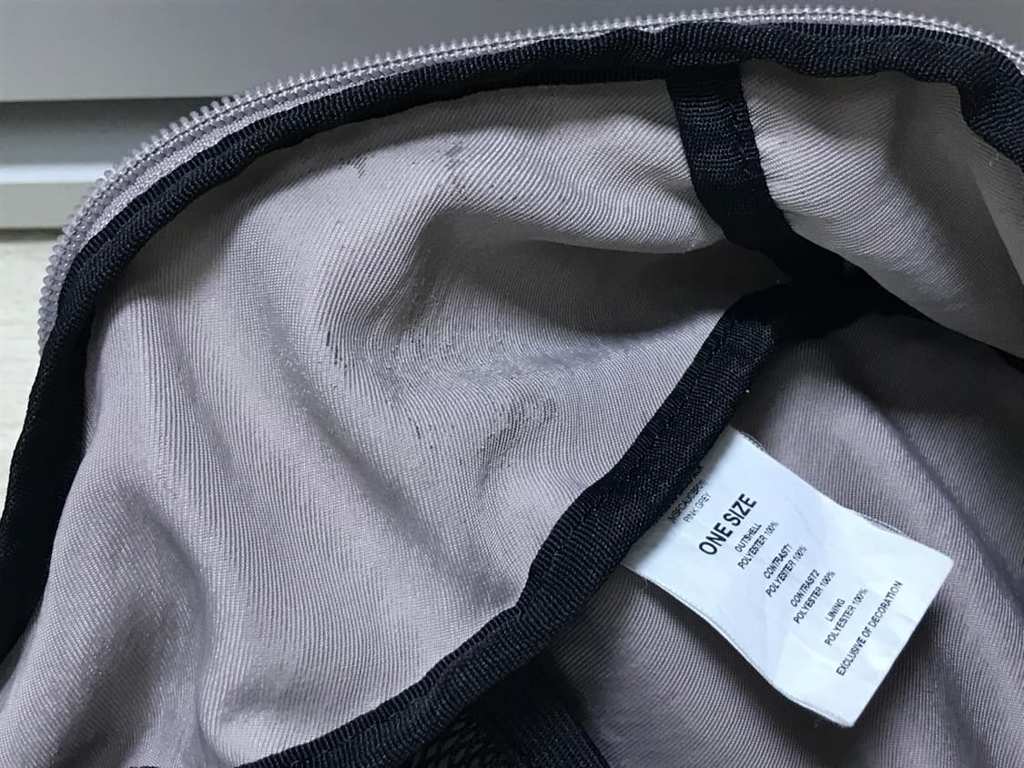 미스치프 롬버스백팩 핑크그레이 상품이미지8