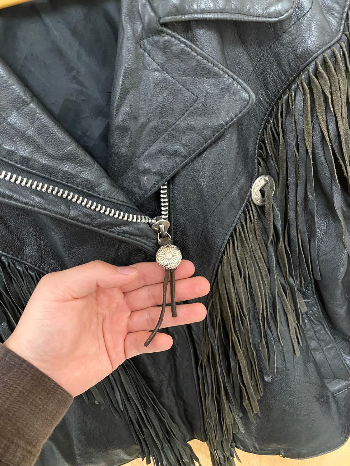 VTG concho fringe rider jacket 빈티지 프린지자켓 상품이미지5