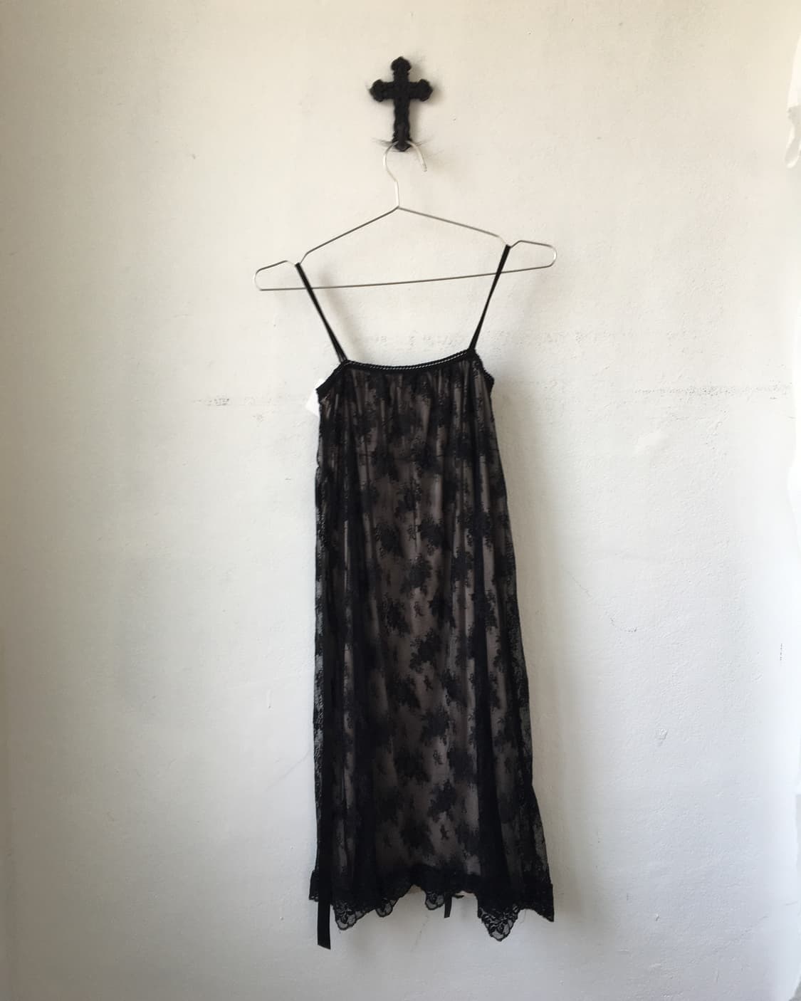 Flower pattern lace sleeveless onepiece 상품이미지3