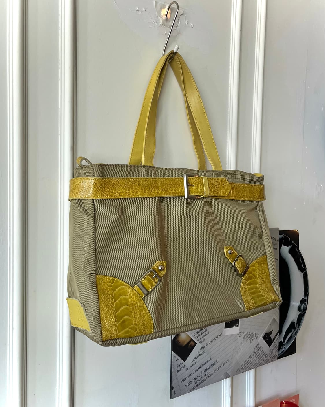 Takahiko Japan Leather & Canvas Bag 상품이미지3