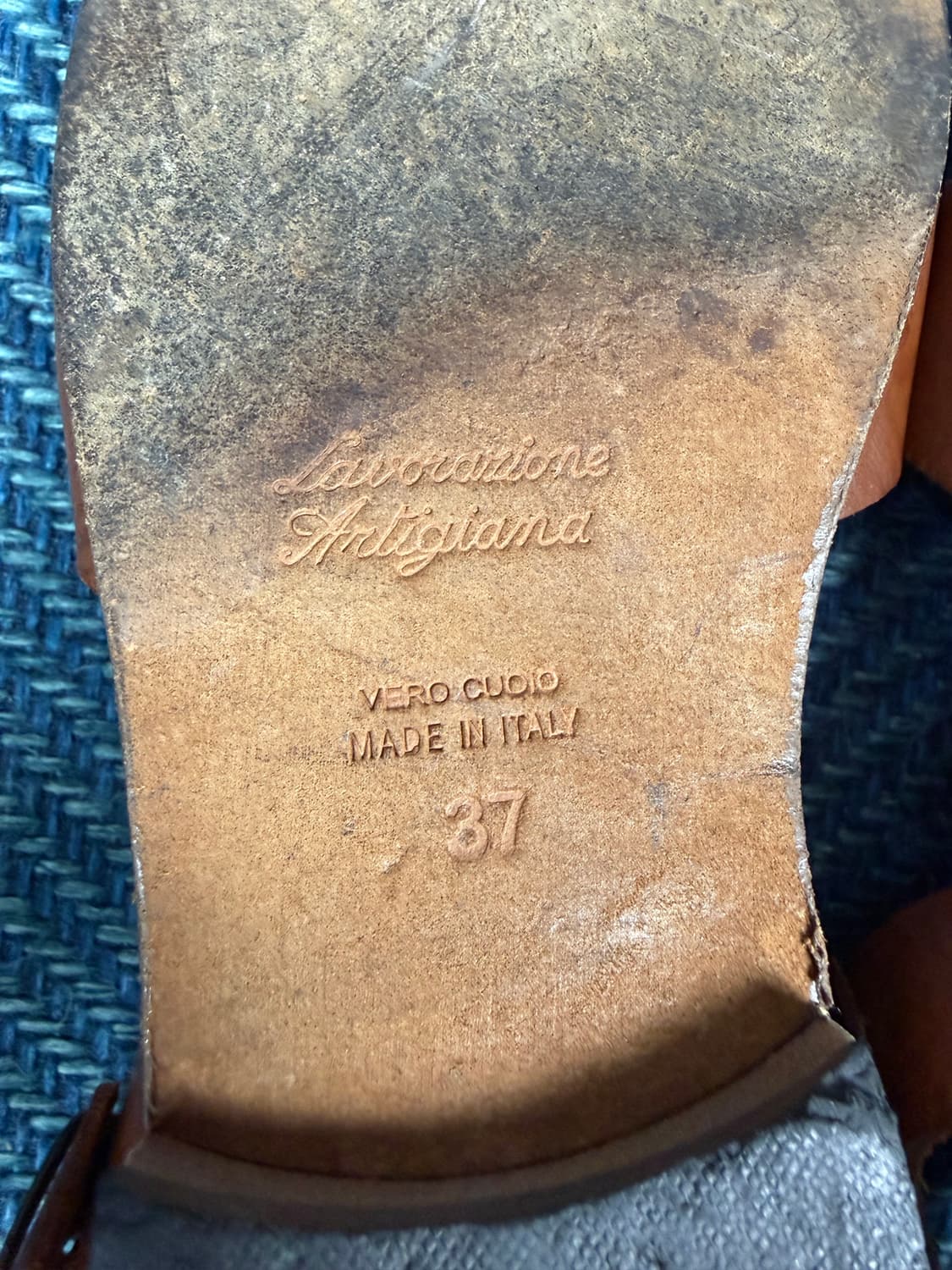 [MADE IN ITALY] 클래식 천연 가죽 핸드메이드 샌들  상품이미지6