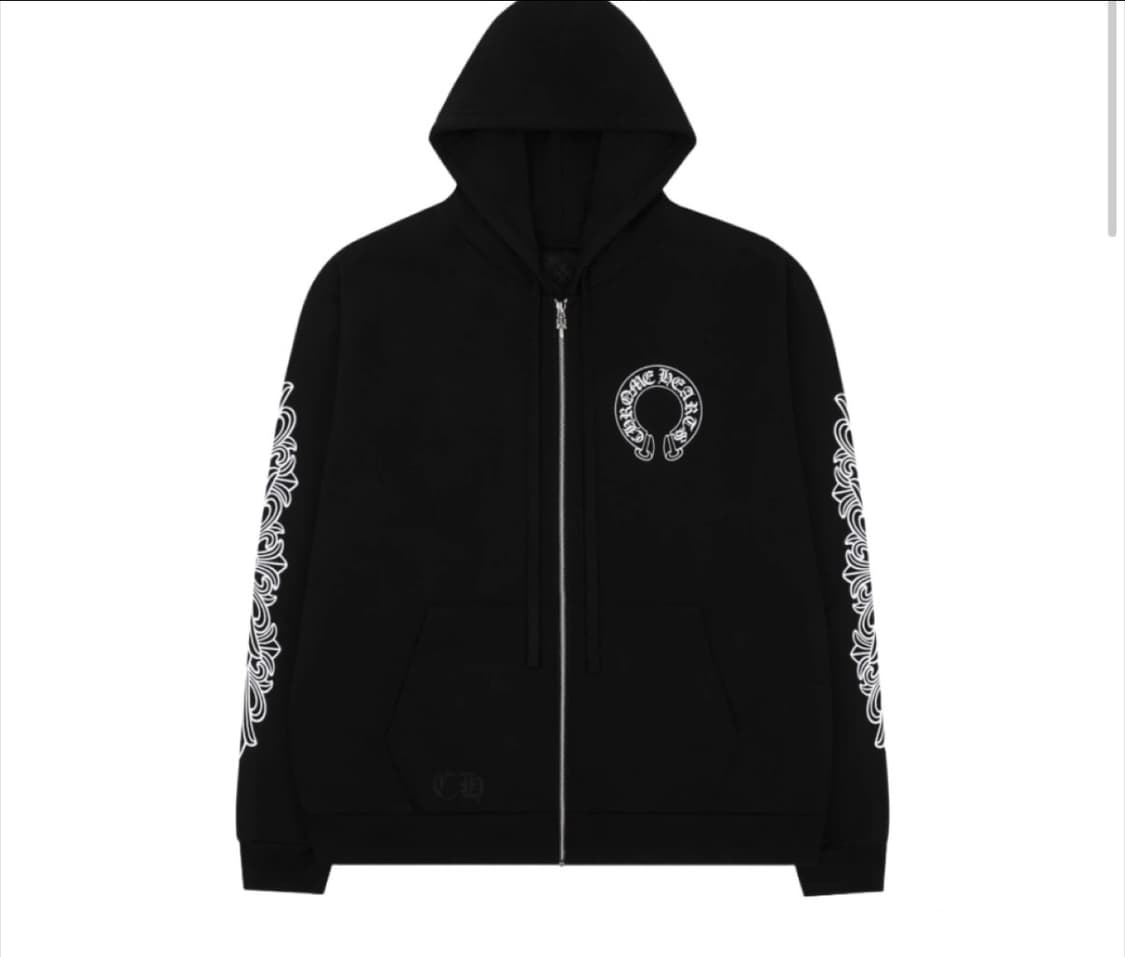 급매‼️크롬하츠 홀스슈 플로랄 헤비웨이트 집업 M 상품이미지1