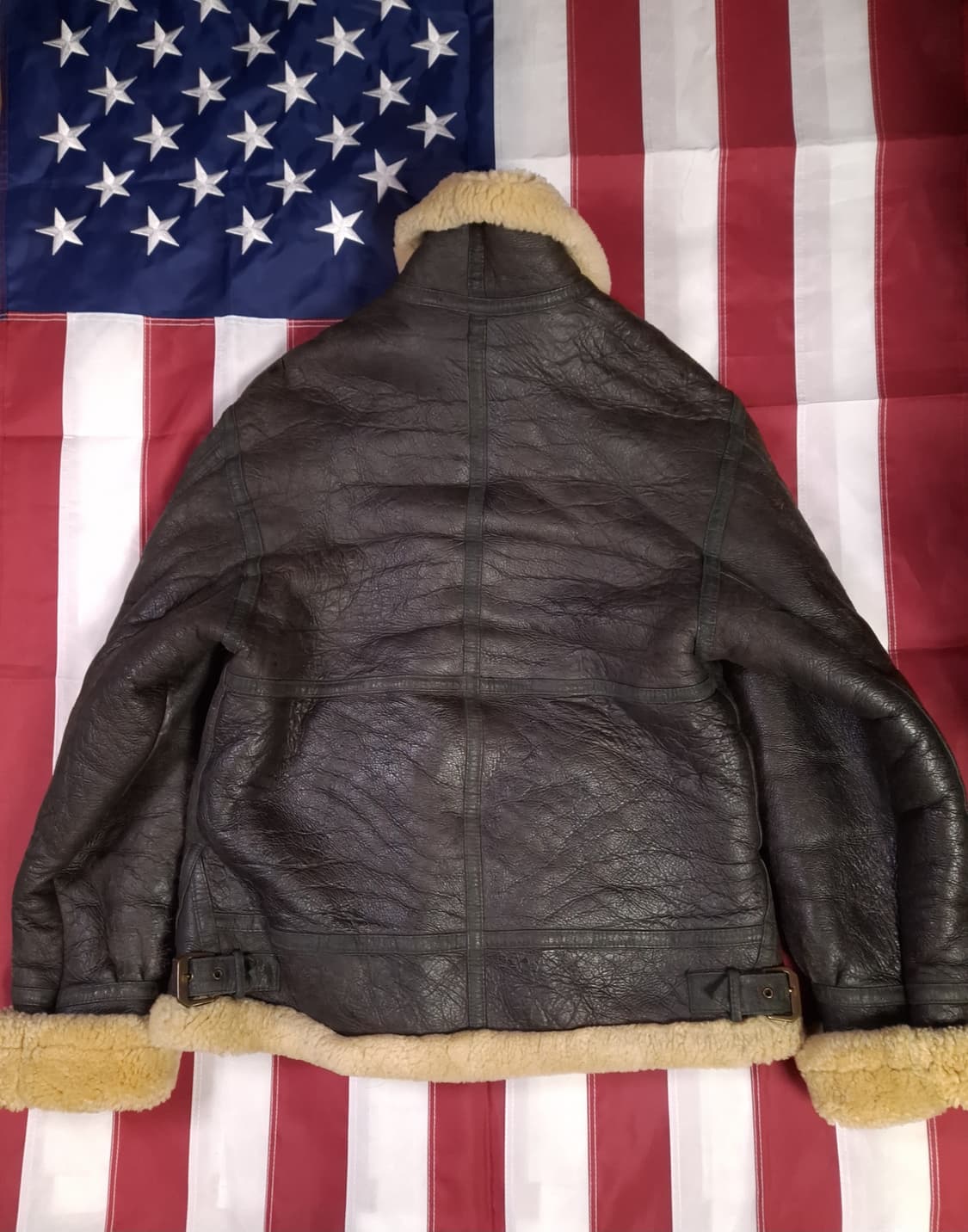 90's 빈티지 스투시 미공군 90's B-3 TYPE 항공무스탕 상품이미지10