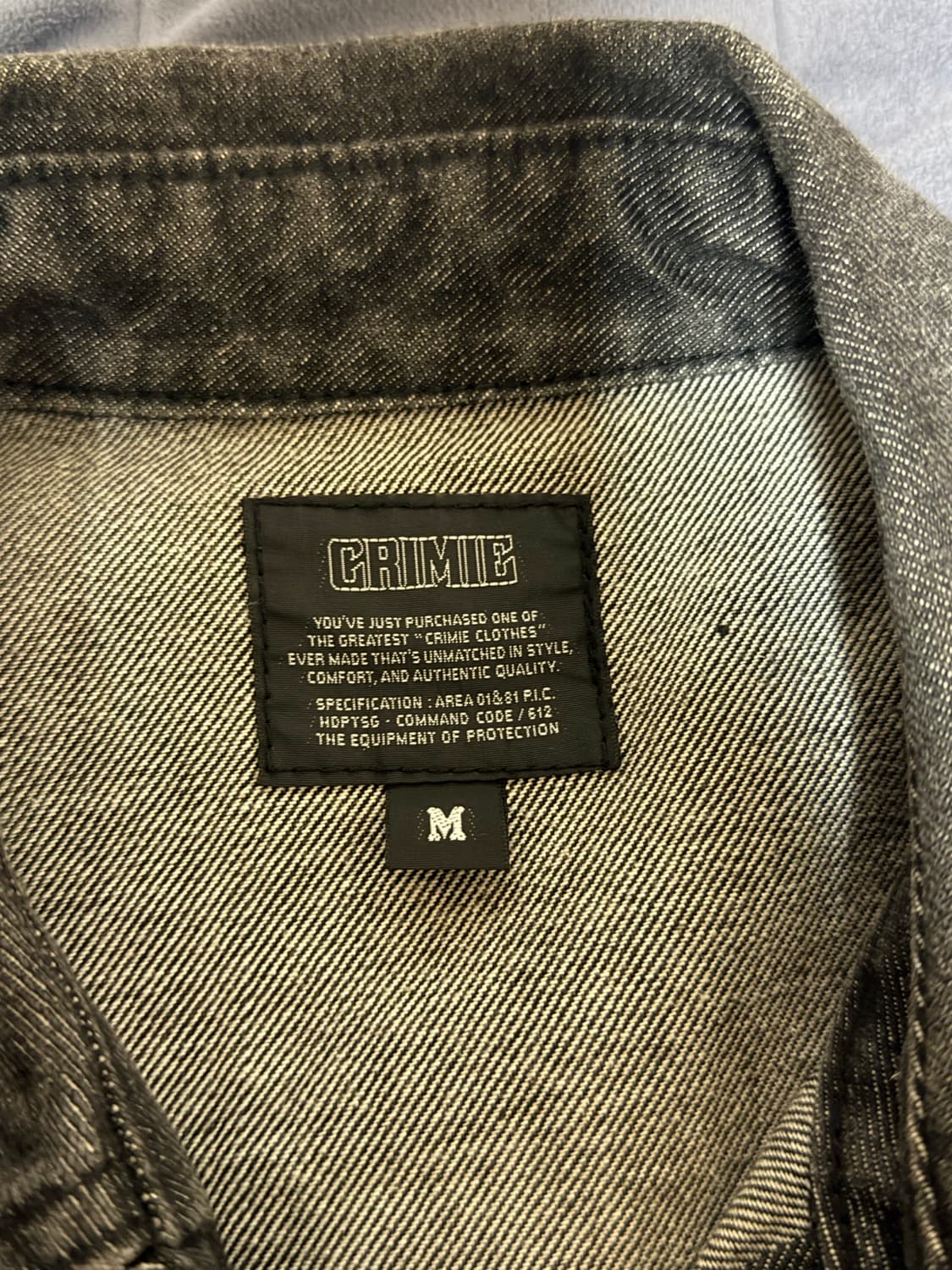 (M)일본 빈티지 데님셔츠 상품이미지5