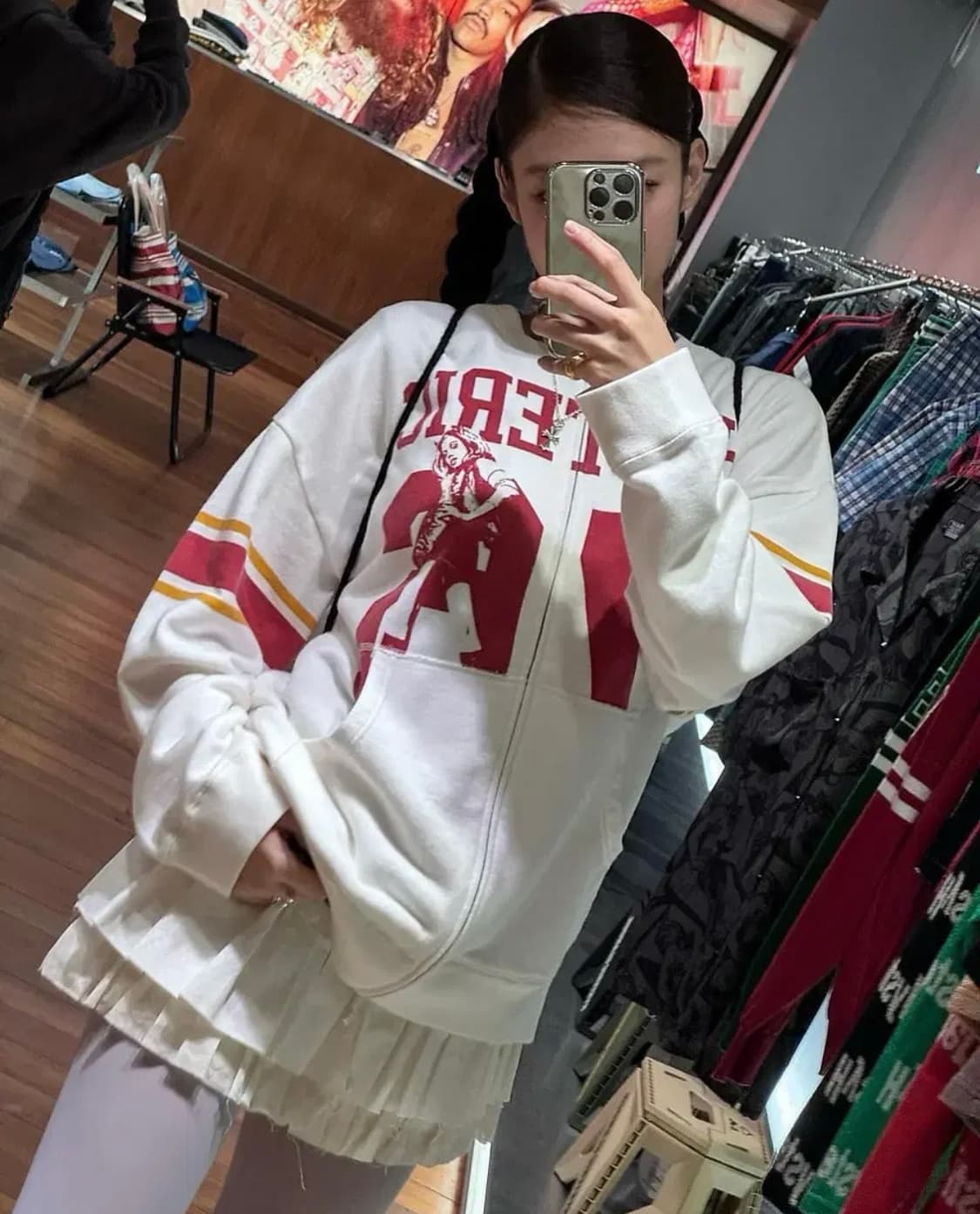 제니 히스테릭글래머 후드 집업 상품이미지2