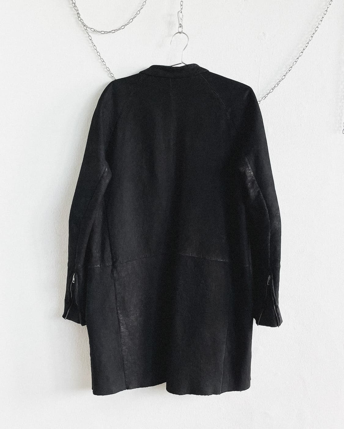 살바토레 산토로 스카스티치 아티저널 램스킨 코트 상품이미지8