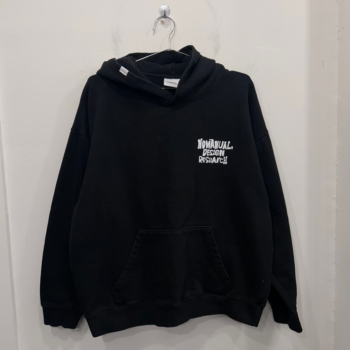 노매뉴얼 디자인리서치 헤비코튼 논스트링 후드티 상품이미지2