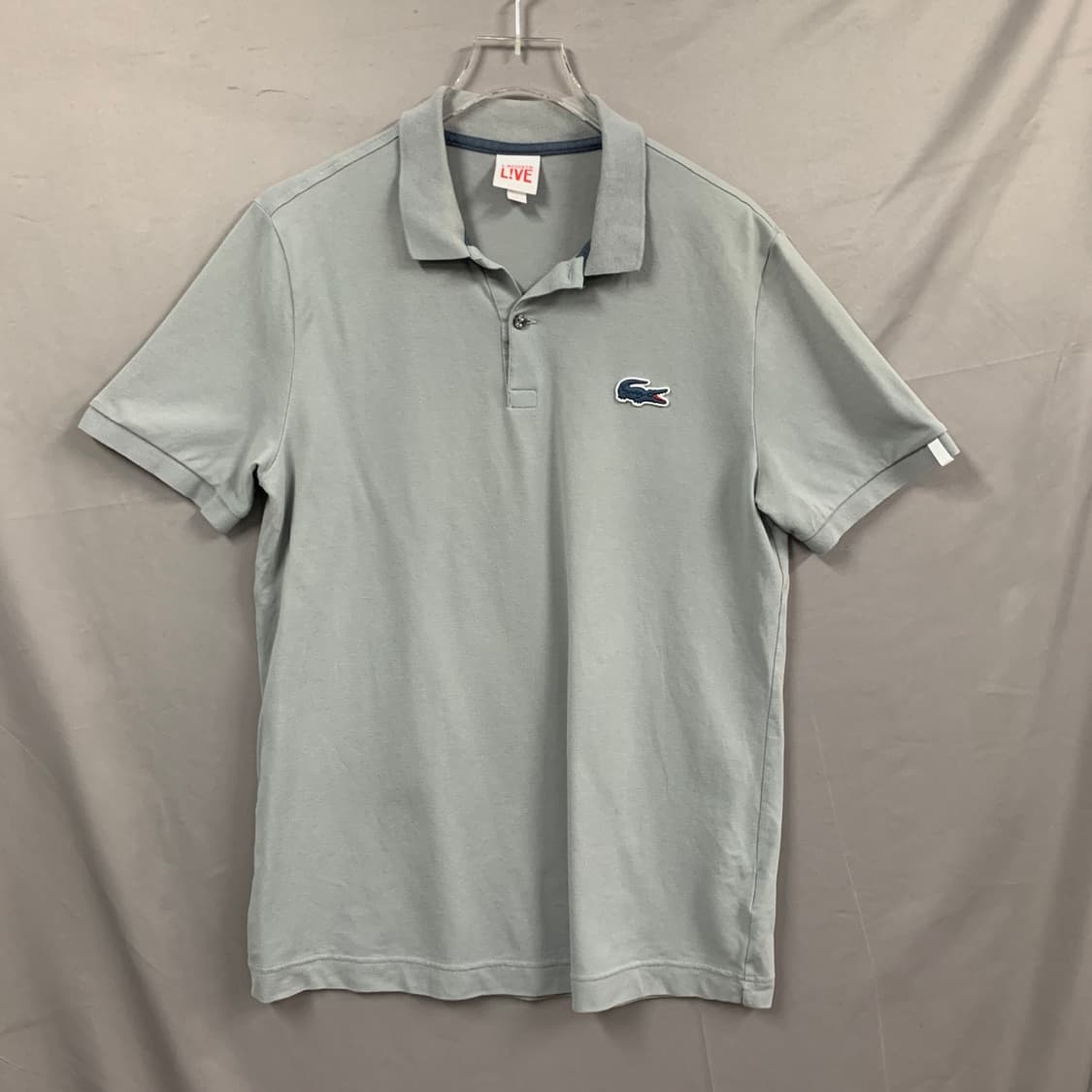 M 라코스테 라이브 그레이 PK 폴로 반팔 카라티 상품이미지1