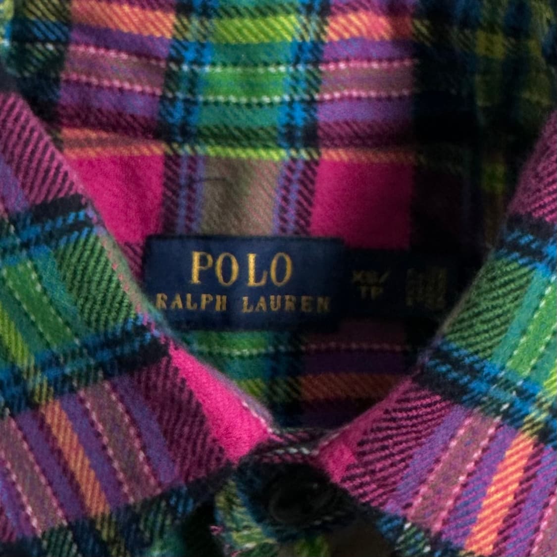 폴로 랄프로렌 체크 투포켓 코튼 셔츠 상품이미지5