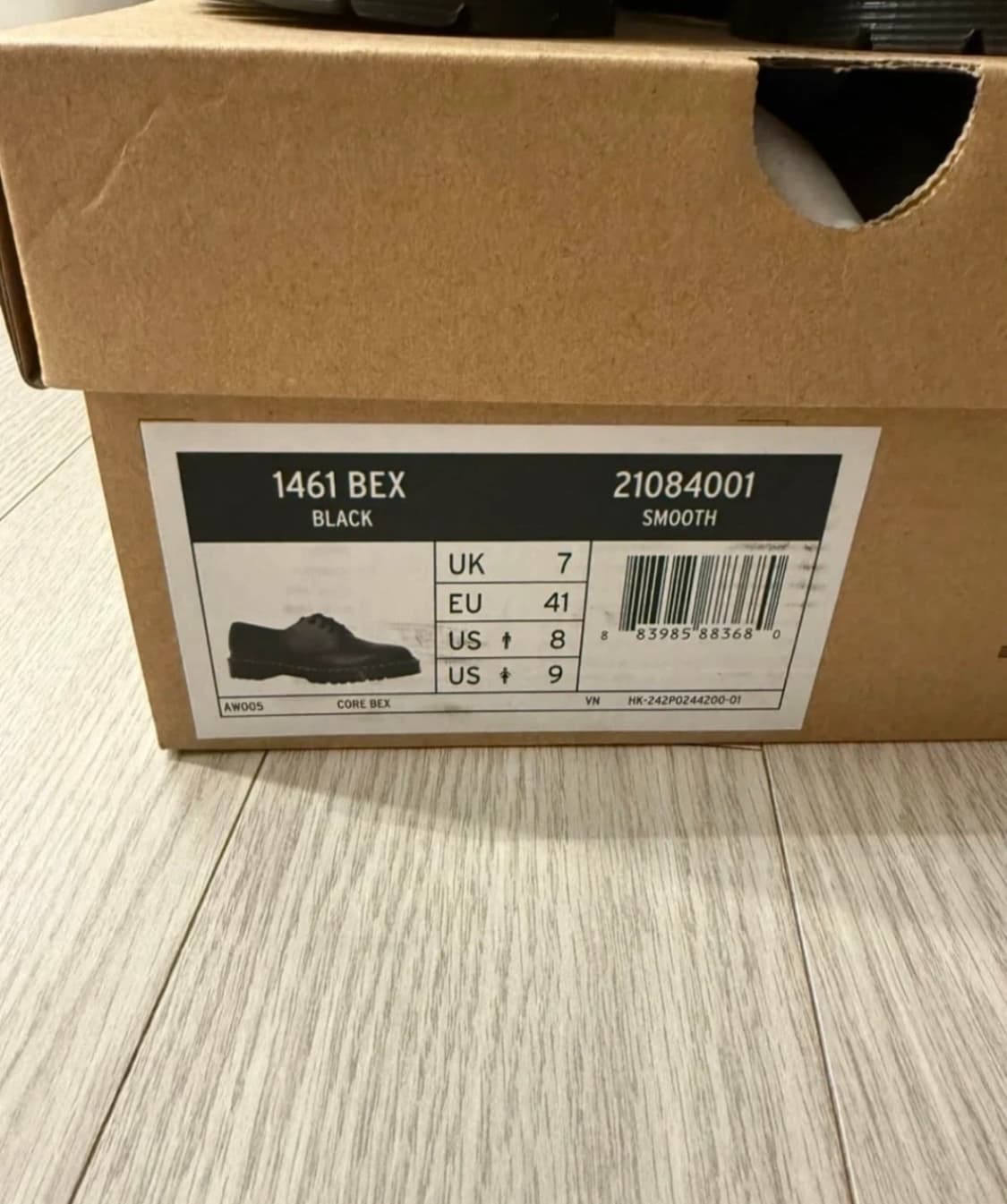 닥터마틴 1461 BEX 블랙 스무스 260mm 새상품급 상품이미지2