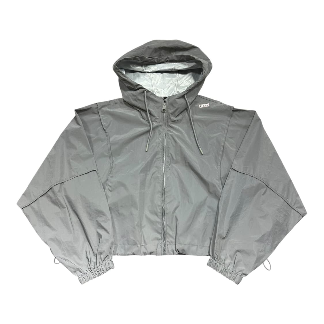 ✨ (바배) 자라 리플렉티브 스카치 크롭 후드 집업  상품이미지1