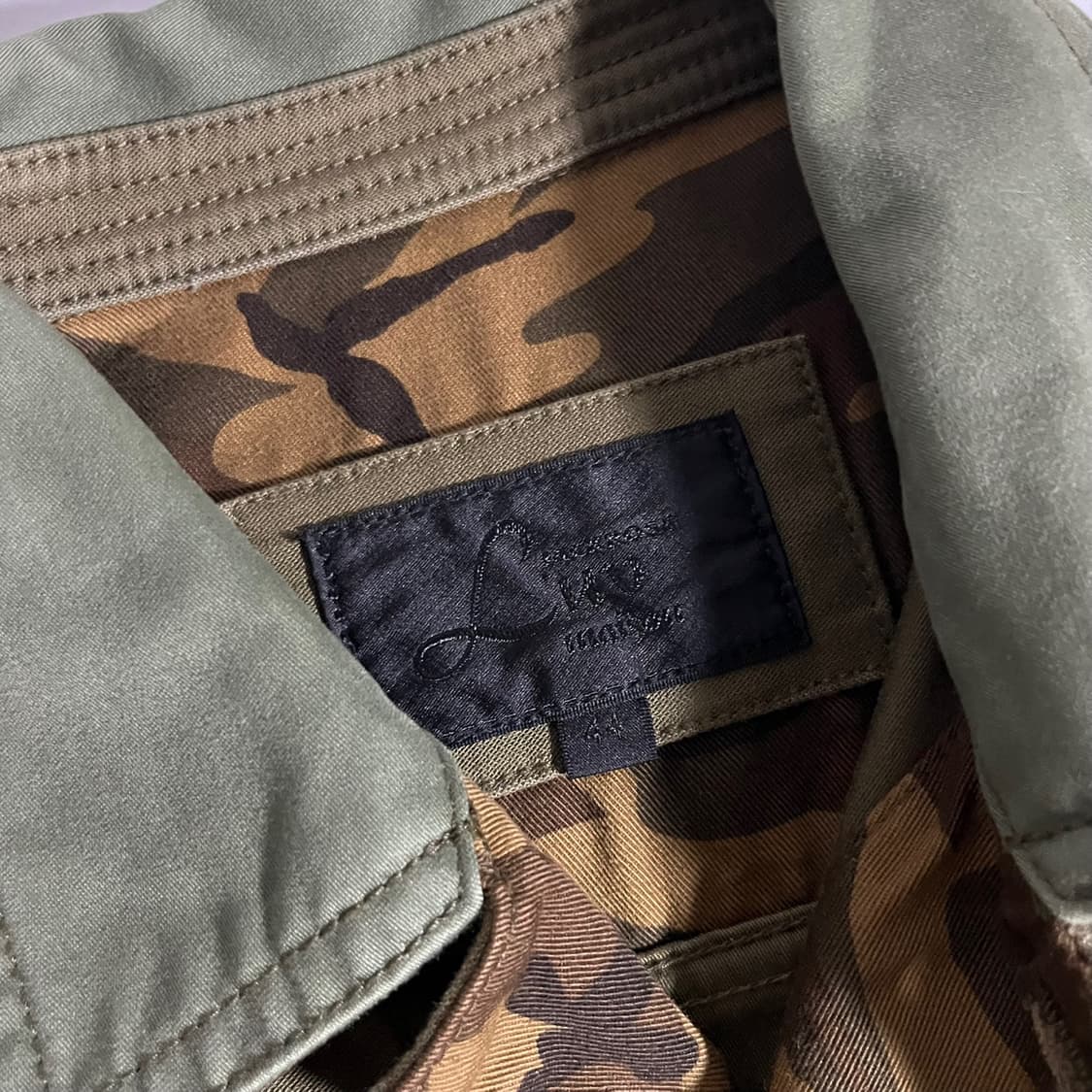 Luv Maison . 잭로즈 카모 밀리터리 자켓 상품이미지4