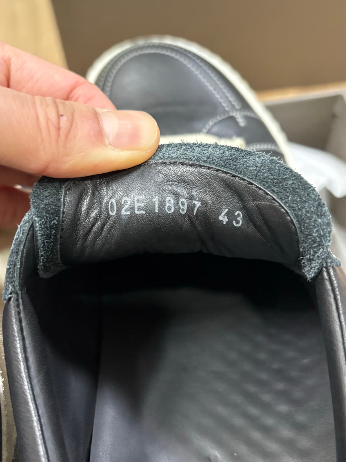 [43] 릭오웬스 반스 레더 스니커즈 상품이미지7