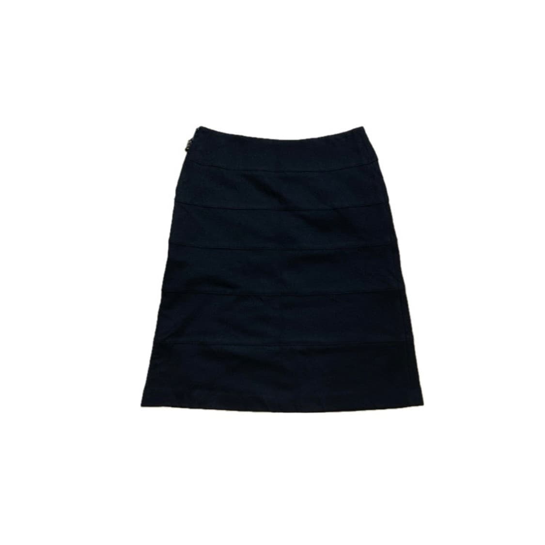 스트라이프 스커트 블랙 상품이미지1