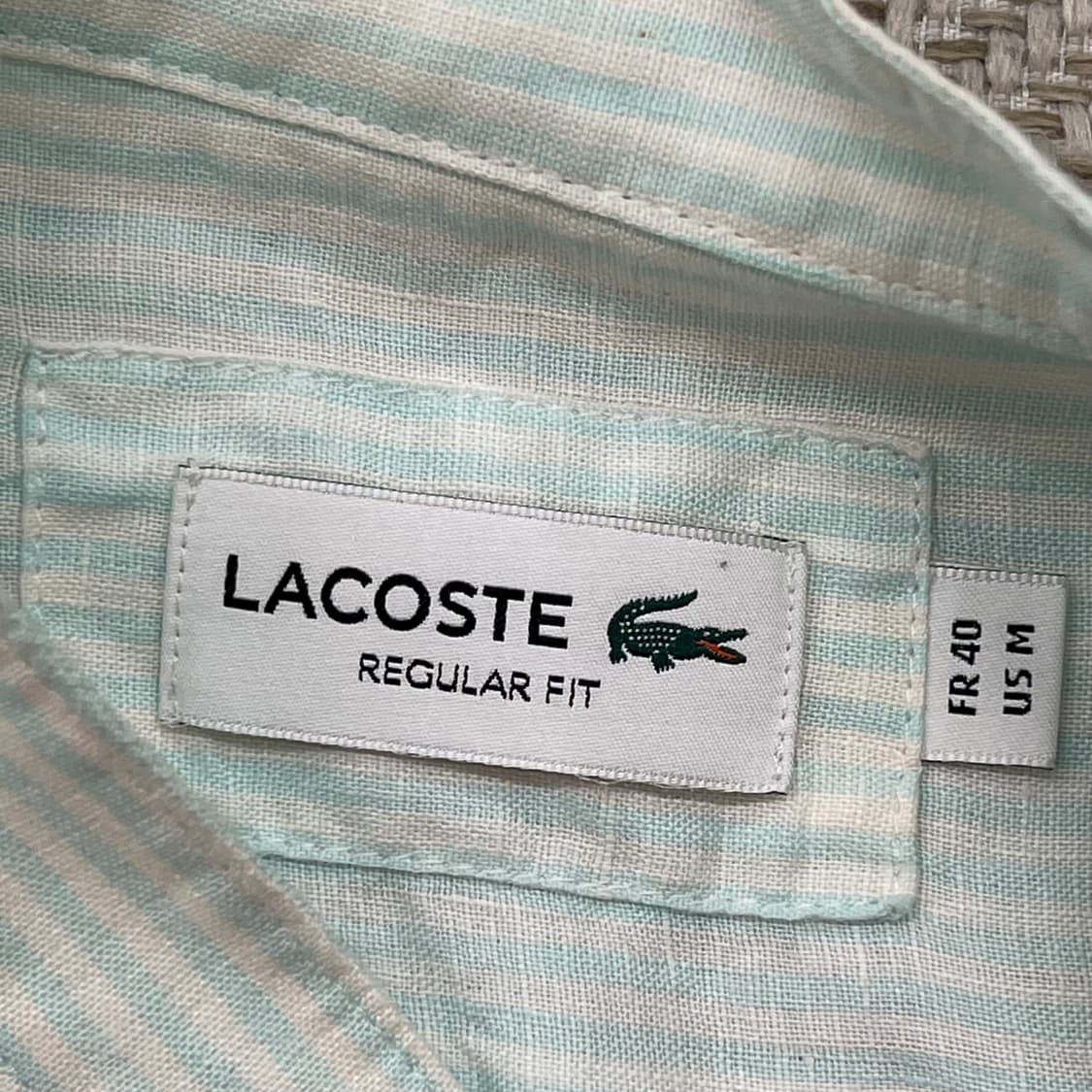 라코스테 헨리넥 린넨셔츠 r3162 상품이미지5