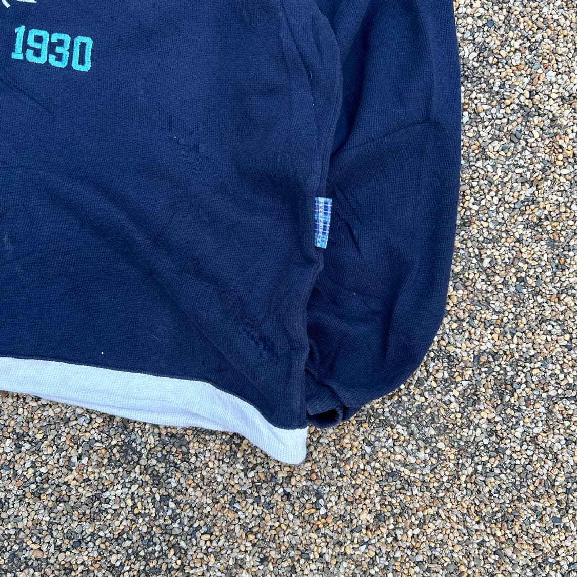 프레디페리 재팬 라인 월계관 아치로고 와플 후드티 상품이미지3