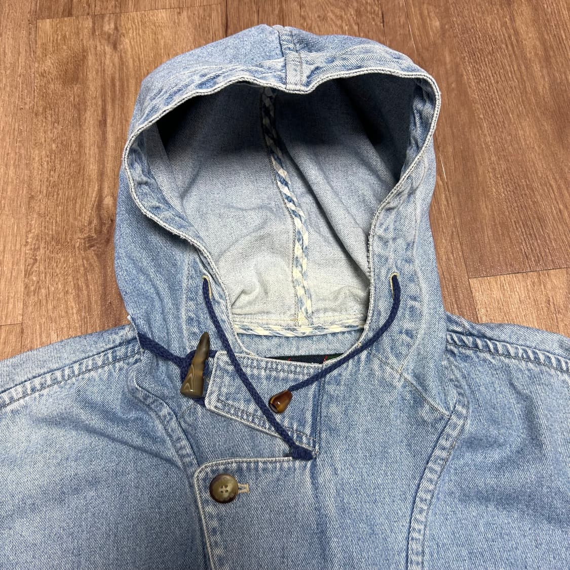 빈폴 데님 사파리 코트 청자켓 00's 상품이미지3
