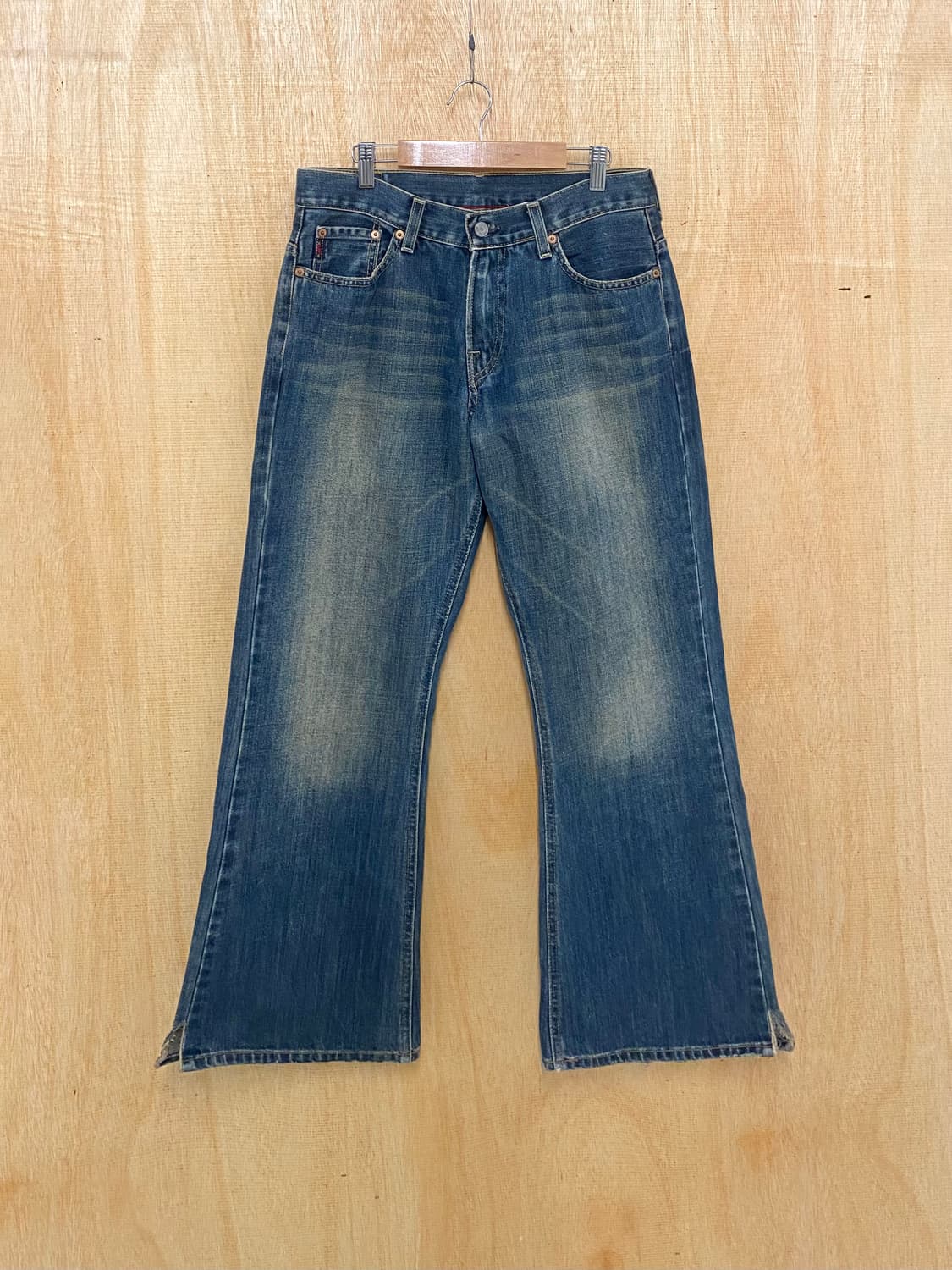 90s Abercrombie & Fitch flare denim pant 상품이미지2