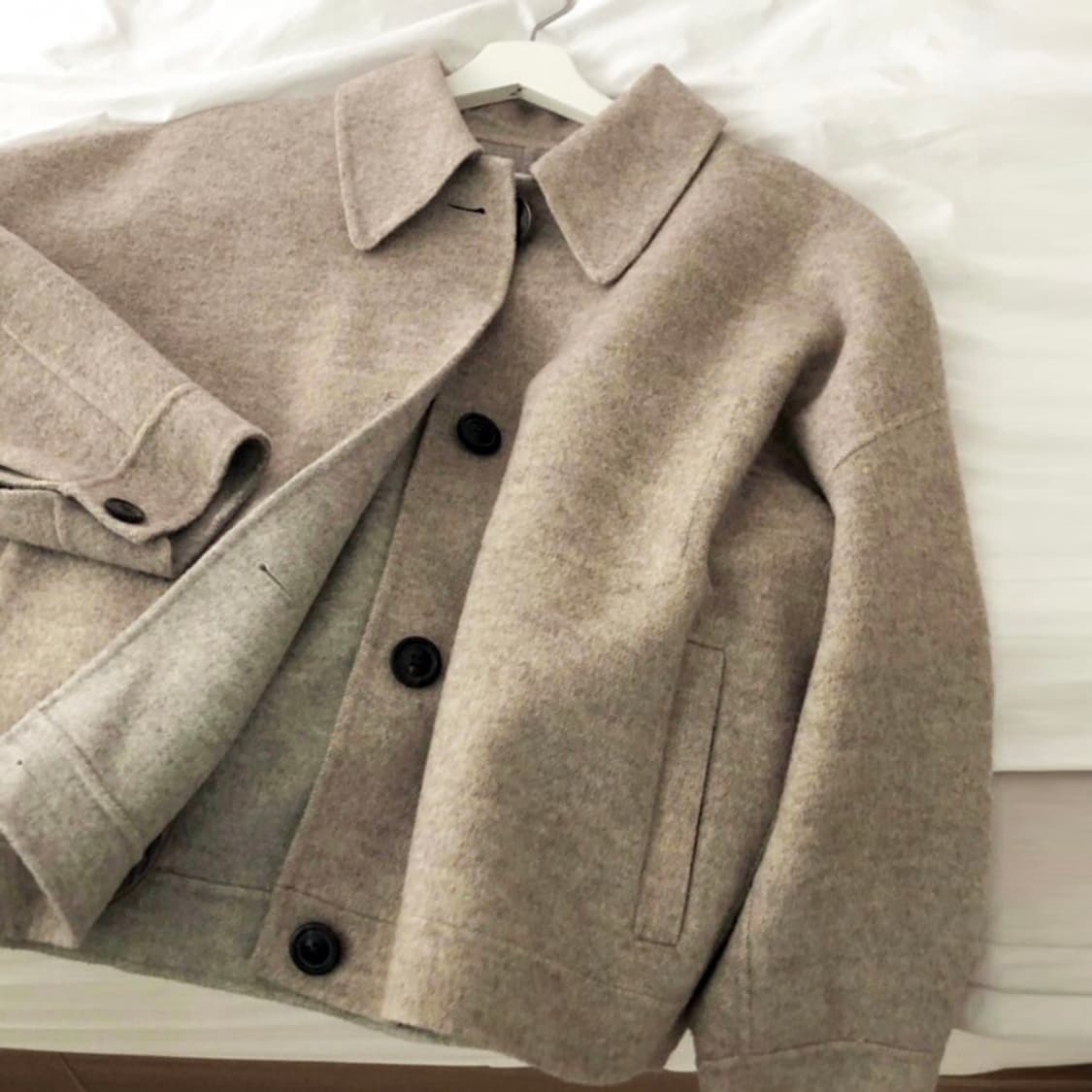 아카이브제이투유 숏 핸드메이드 코트 상품이미지1