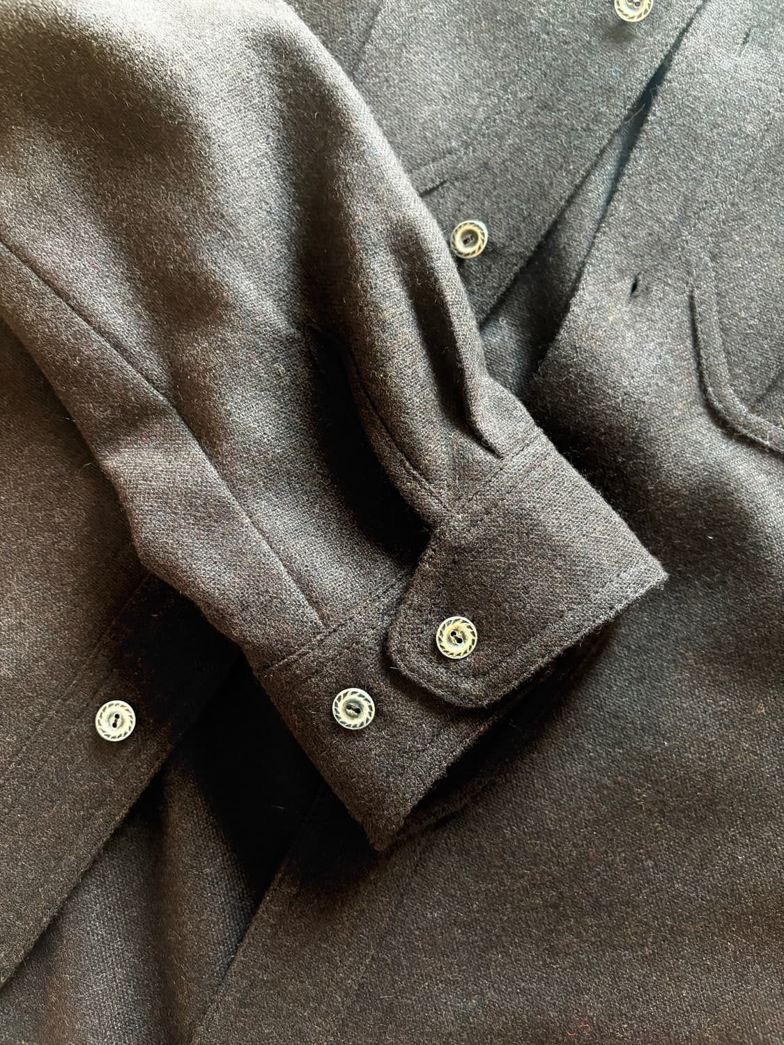 혜인서 울 셔츠 자켓 브라운  상품이미지3