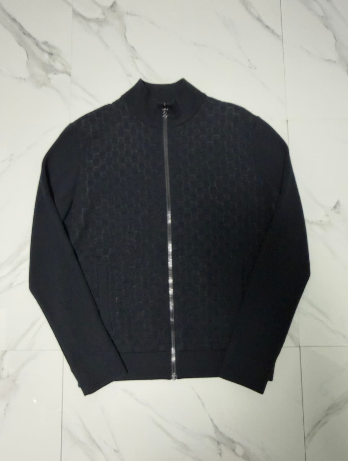 루이비통 다미에 LV 플록드 니트집업 자켓 2XL 백화점택 상품이미지1