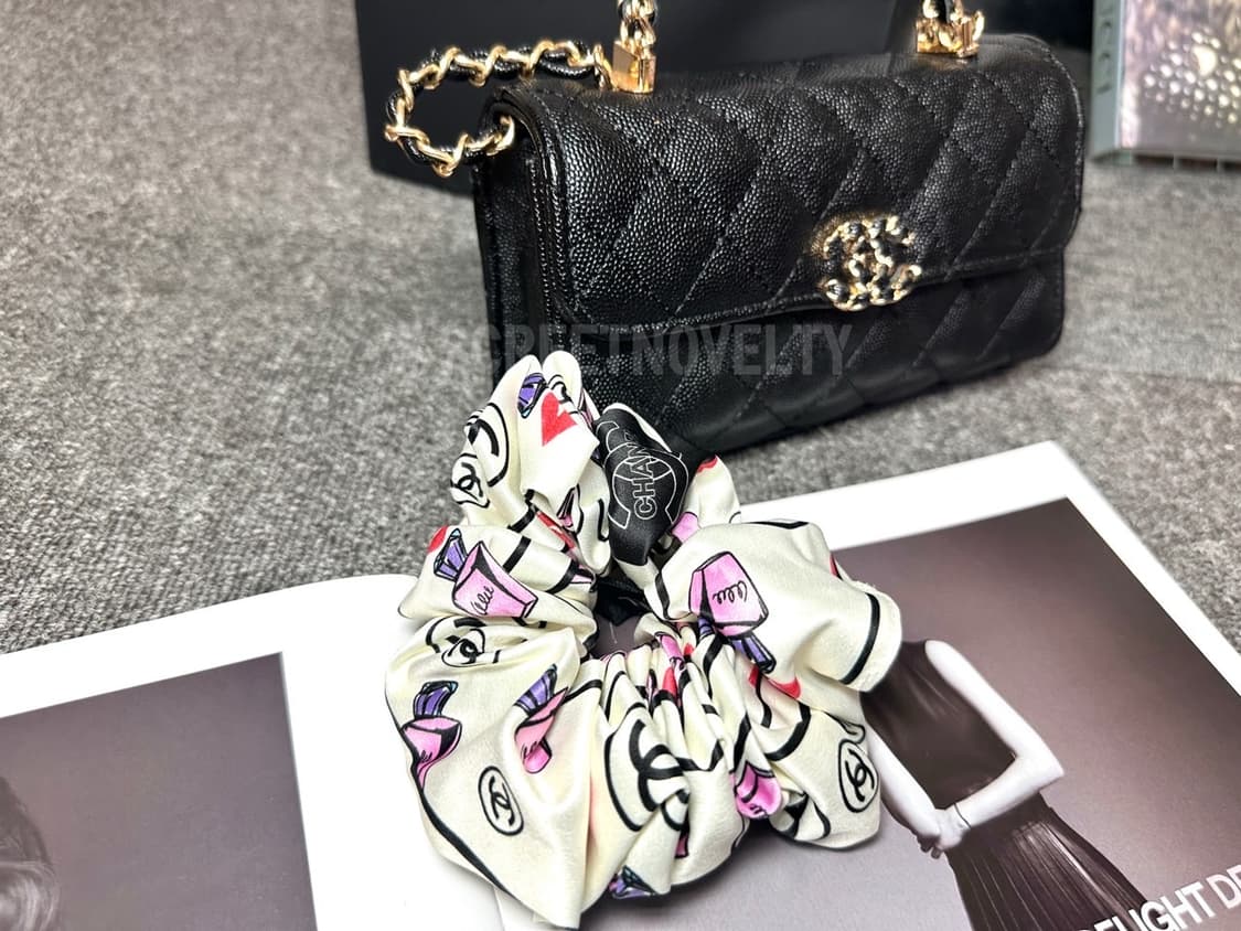 샤넬 넘버5 헤어슈슈 화이트 상품이미지8