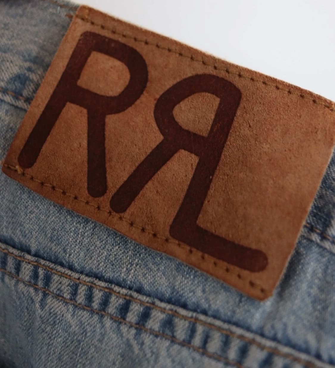 RRL stone wash denim taper jeans 34 상품이미지7