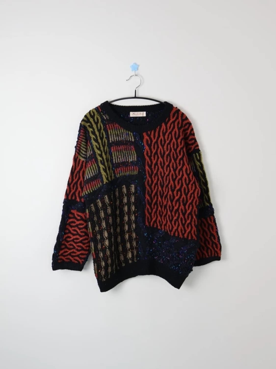 Marcel Lovee Patchwork Wool Knit Sweater 상품이미지3
