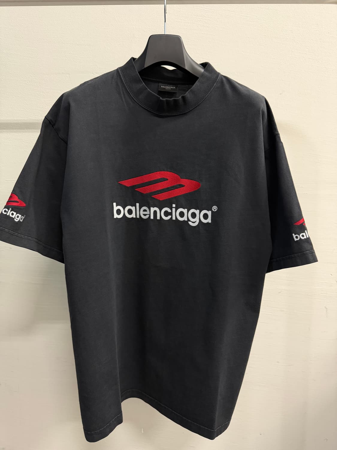 발렌시아가 3B 스포츠 아이콘 티셔츠 상품이미지1