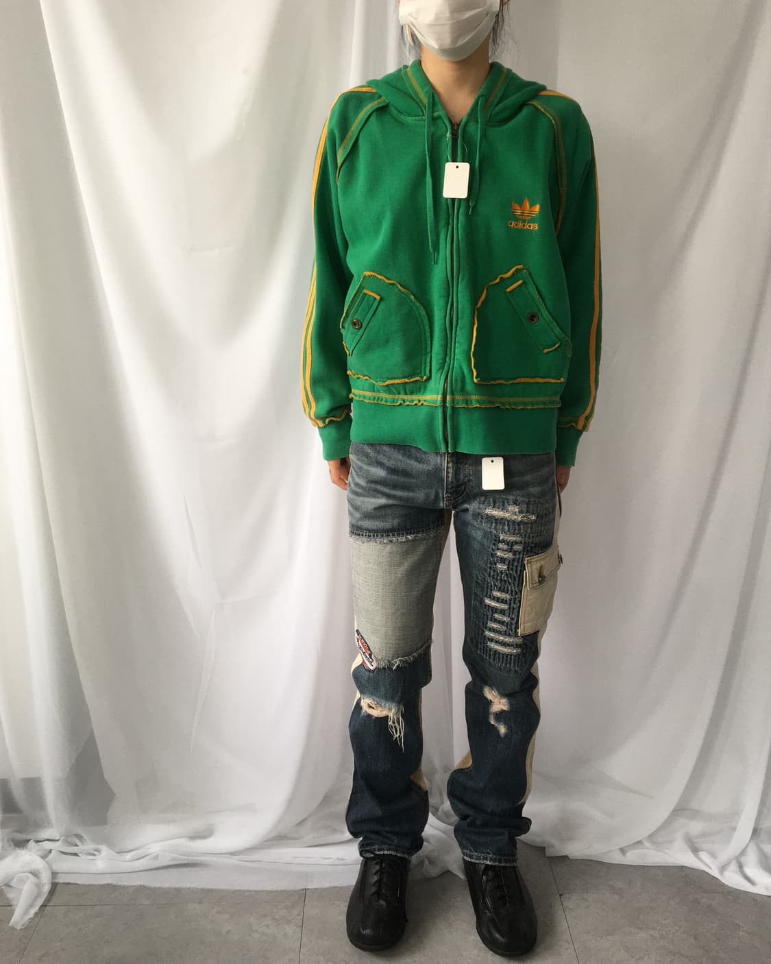 Adidas hood zip up 상품이미지1