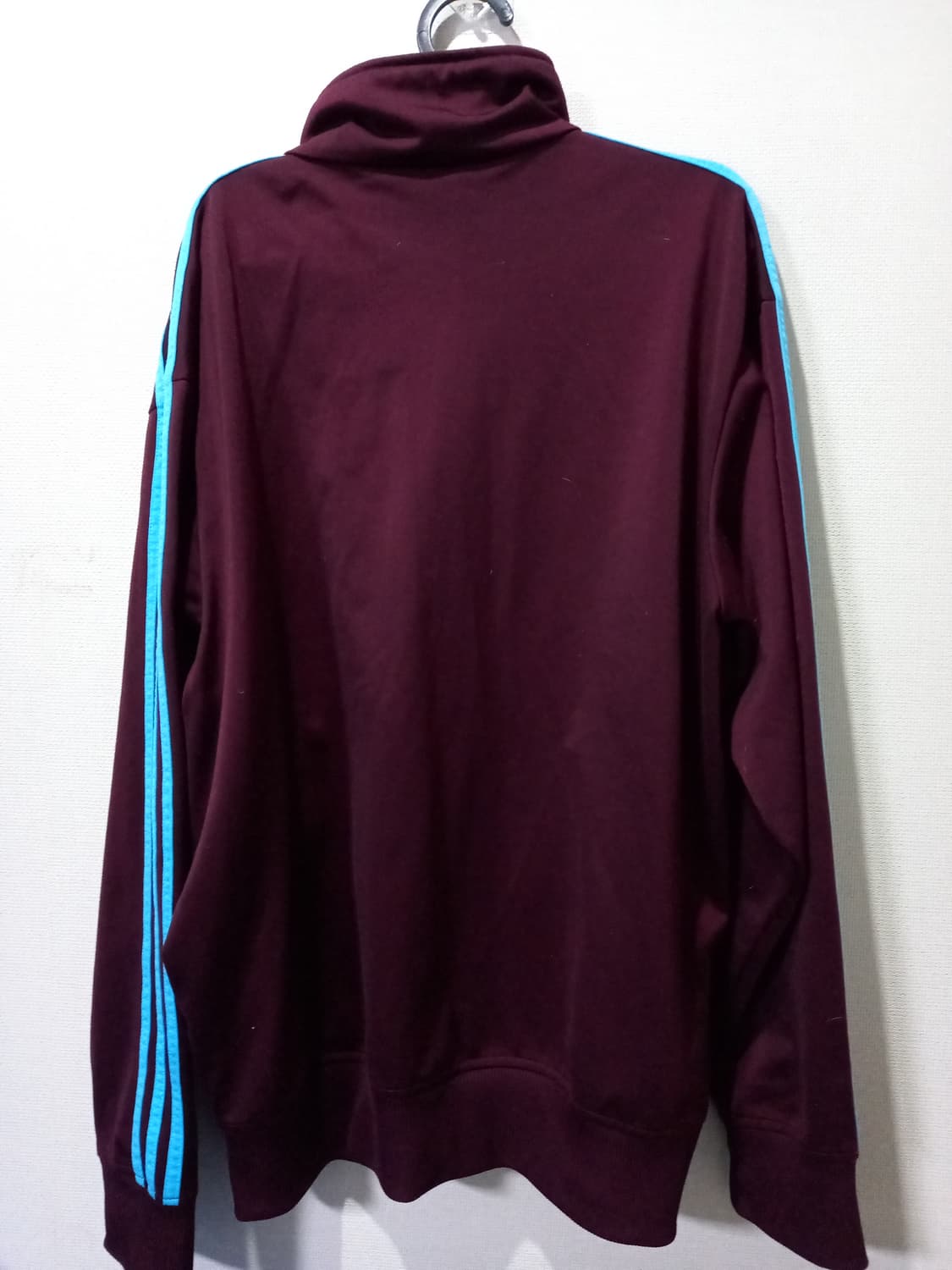 아디다스 파이어버드 마룬 스카이블루 트랙탑 저지 져지집업 100~105 상품이미지4