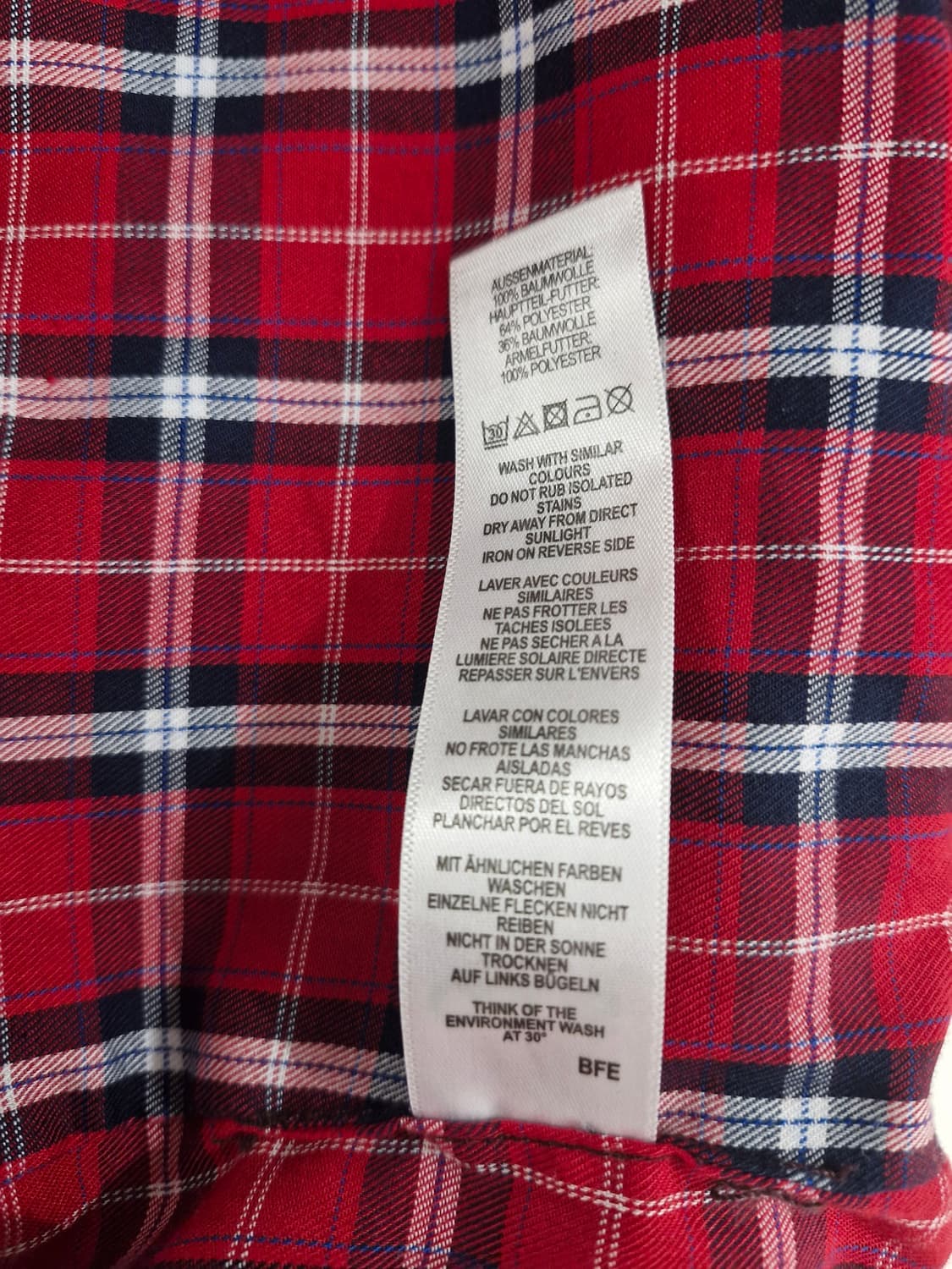 아소스(ASOS) 블루종 자켓 버건디 상품이미지8