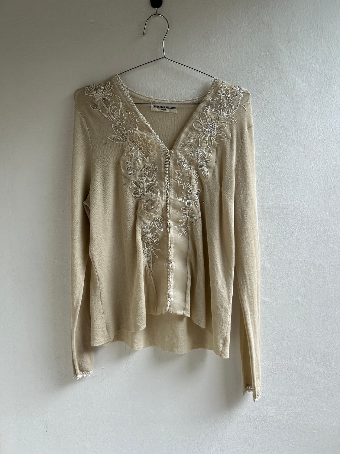 자수 비즈 가디건  상품이미지1