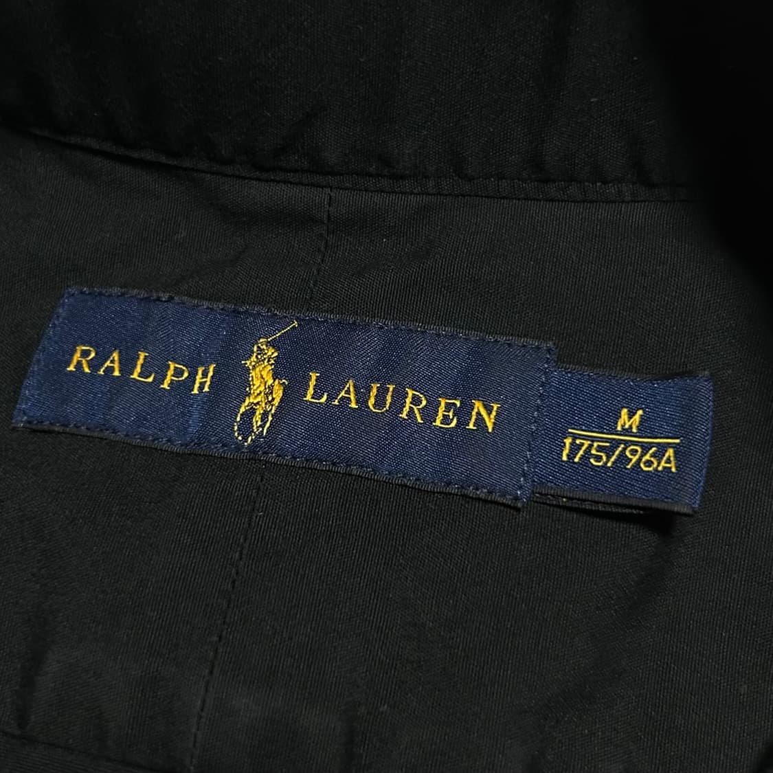 [L] Polo 폴로 랄프로렌 신형 블랙 솔리드 셔츠 상품이미지4