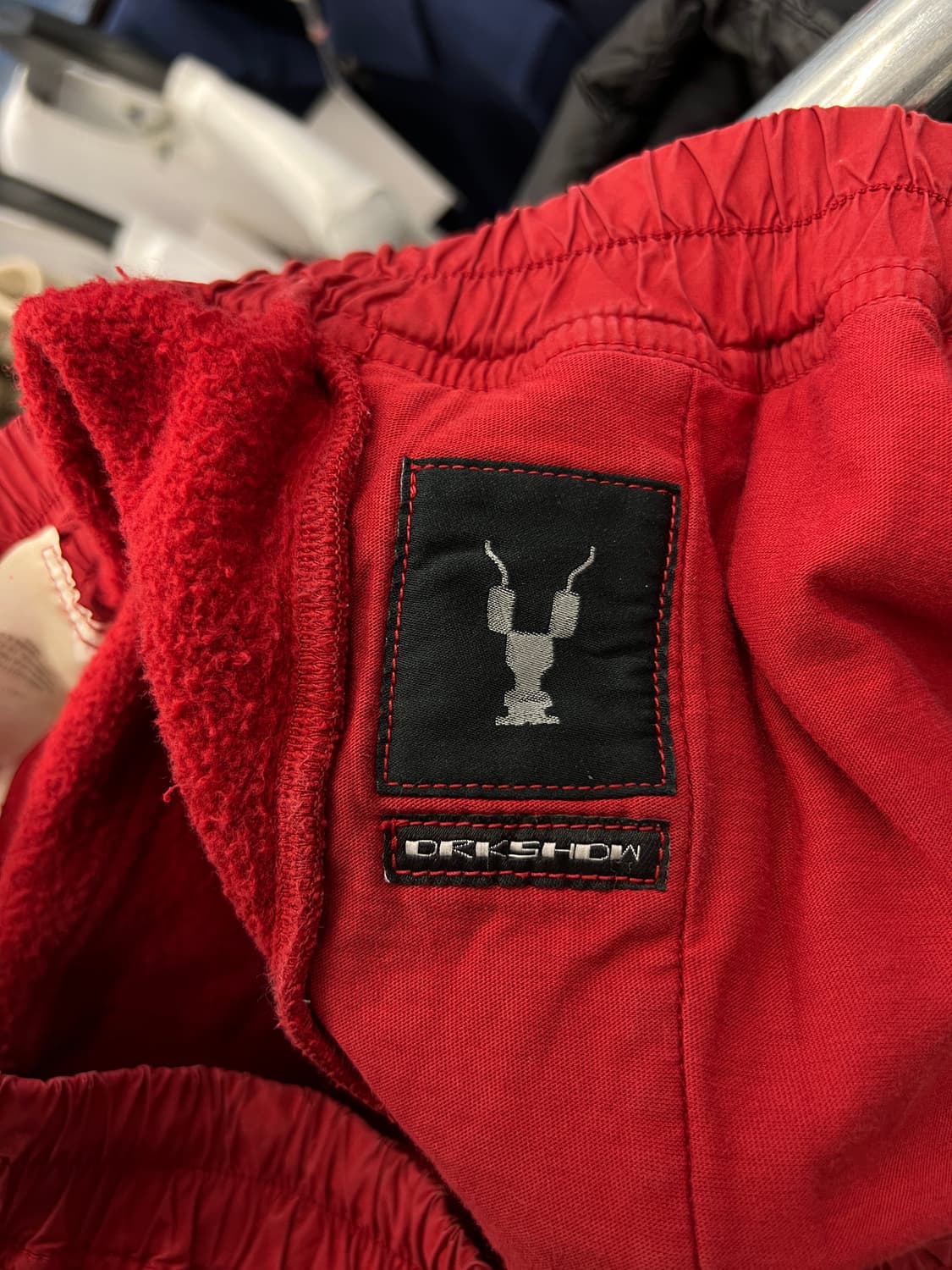 릭오웬스 다크쉐도우 드로우스트링 버뮤다 팬츠 상품이미지7