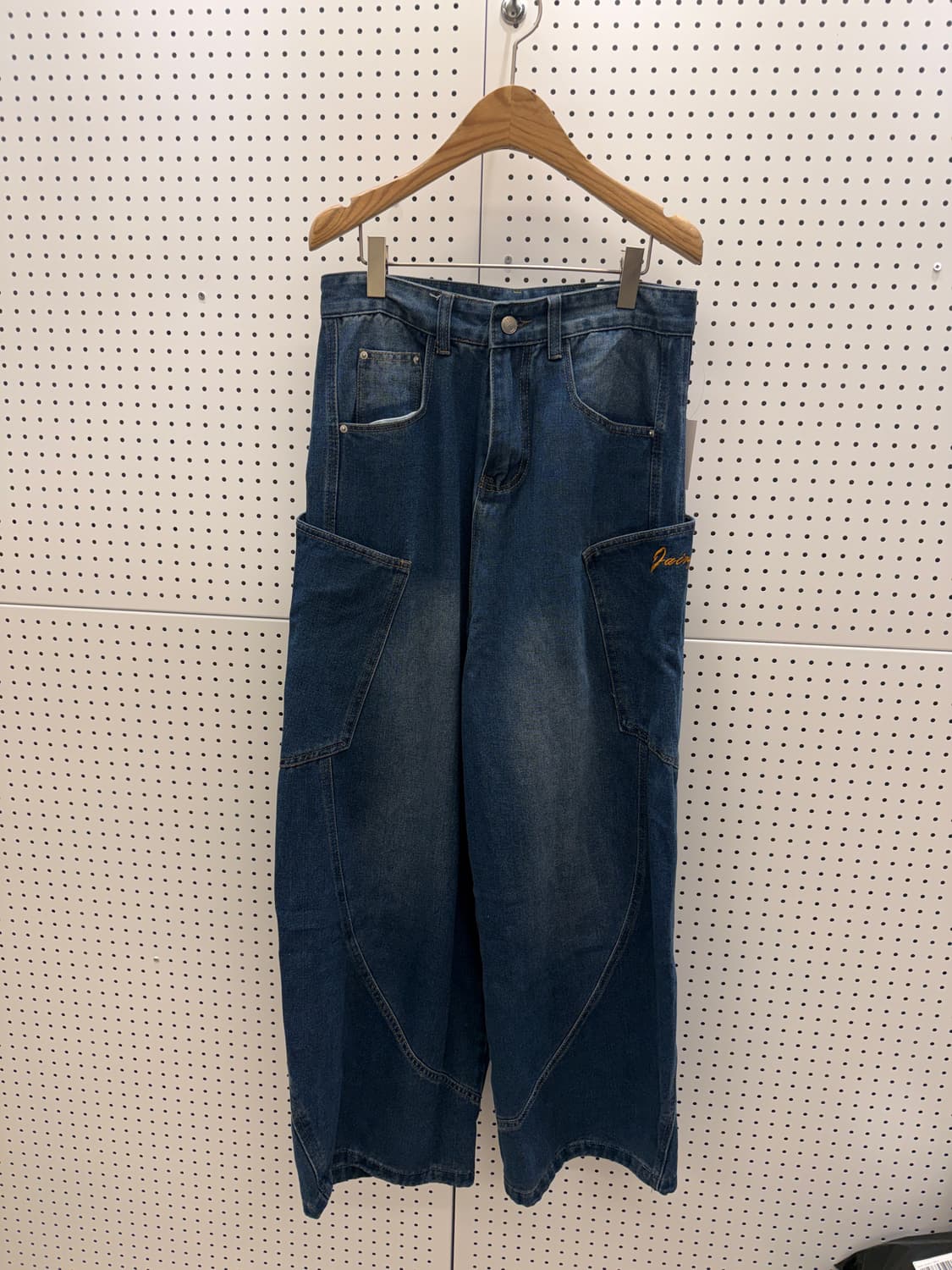 사이드 포켓 와이드 데님 팬츠 U845 상품이미지3