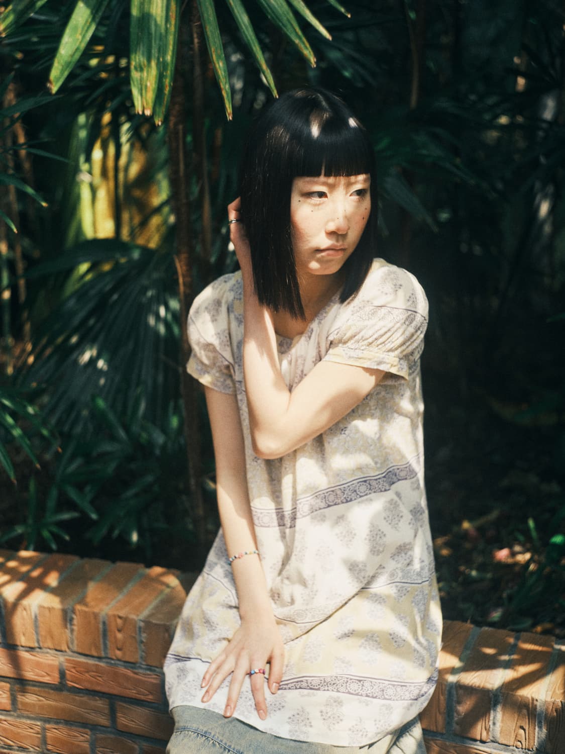 모리걸 패턴 블라우스 상품이미지4