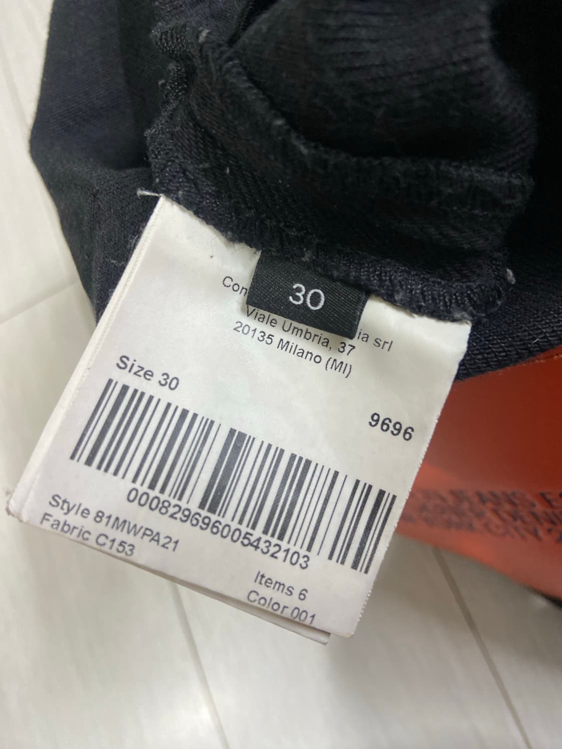 [30] 캘빈클라인 205w39nyc 블랙 데님 팬츠 상품이미지9