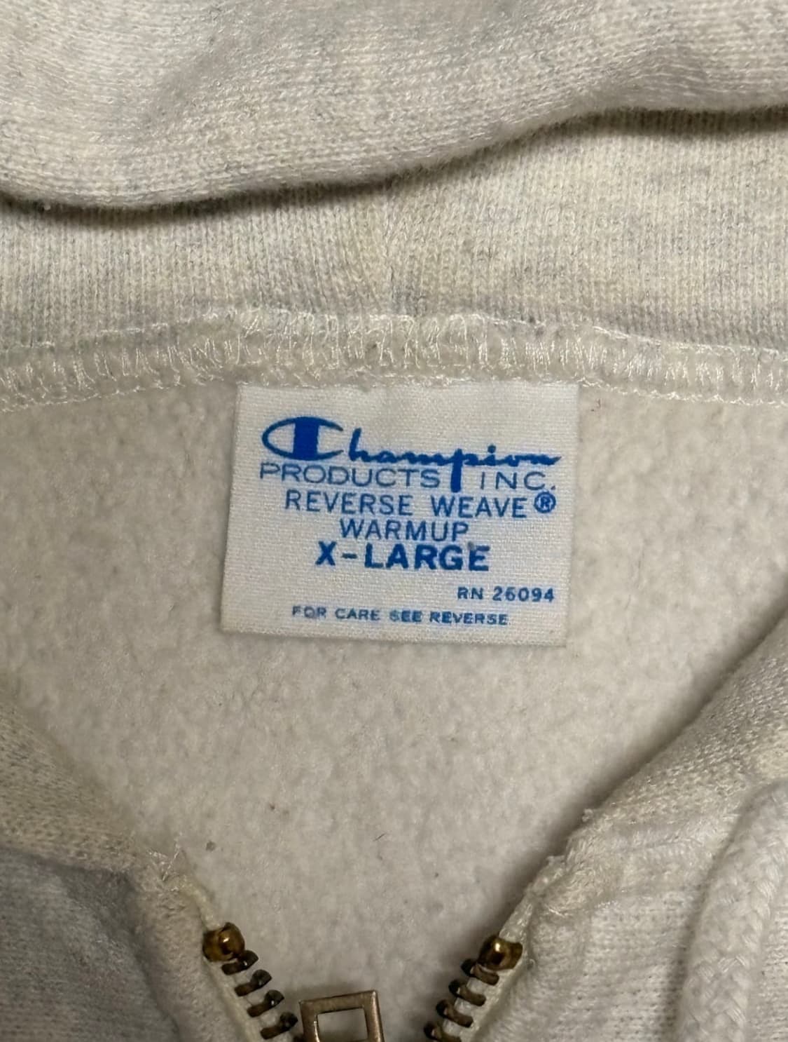 [XL] 챔피온 리버스위브 후드집업 오트밀 상품이미지2