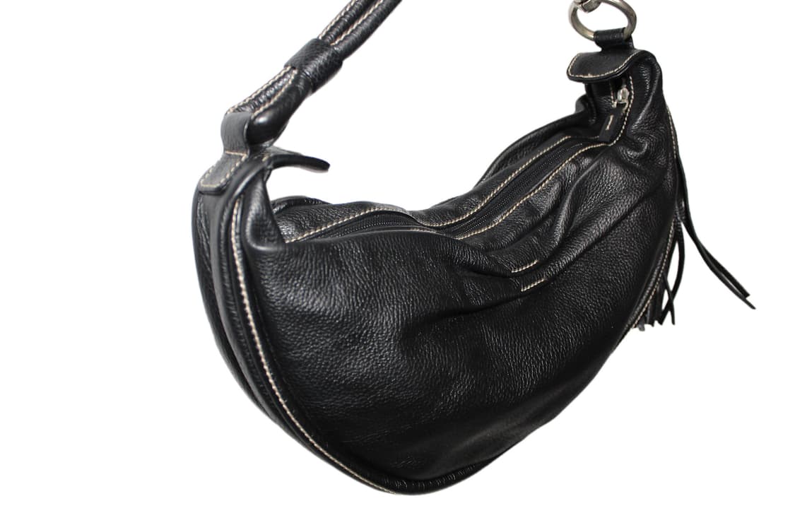 2000s ITALY OKI-DOKI 오키도키 레더 하프문백 상품이미지5