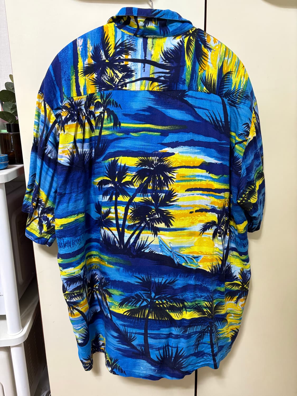 빈티지 블루 하와이안 셔츠(L~XL) 상품이미지2