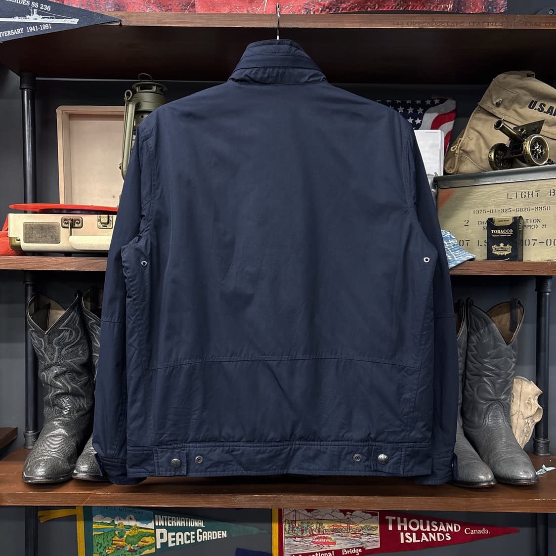 90s 폴로 랄프로렌 플리스 라이닝 페리자켓 샴페인 포니 N624 상품이미지2