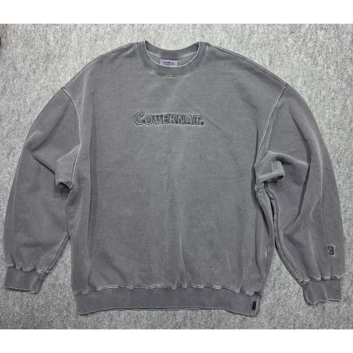 커버낫 스펠로고 크루넥 맨투맨 L 상품이미지1