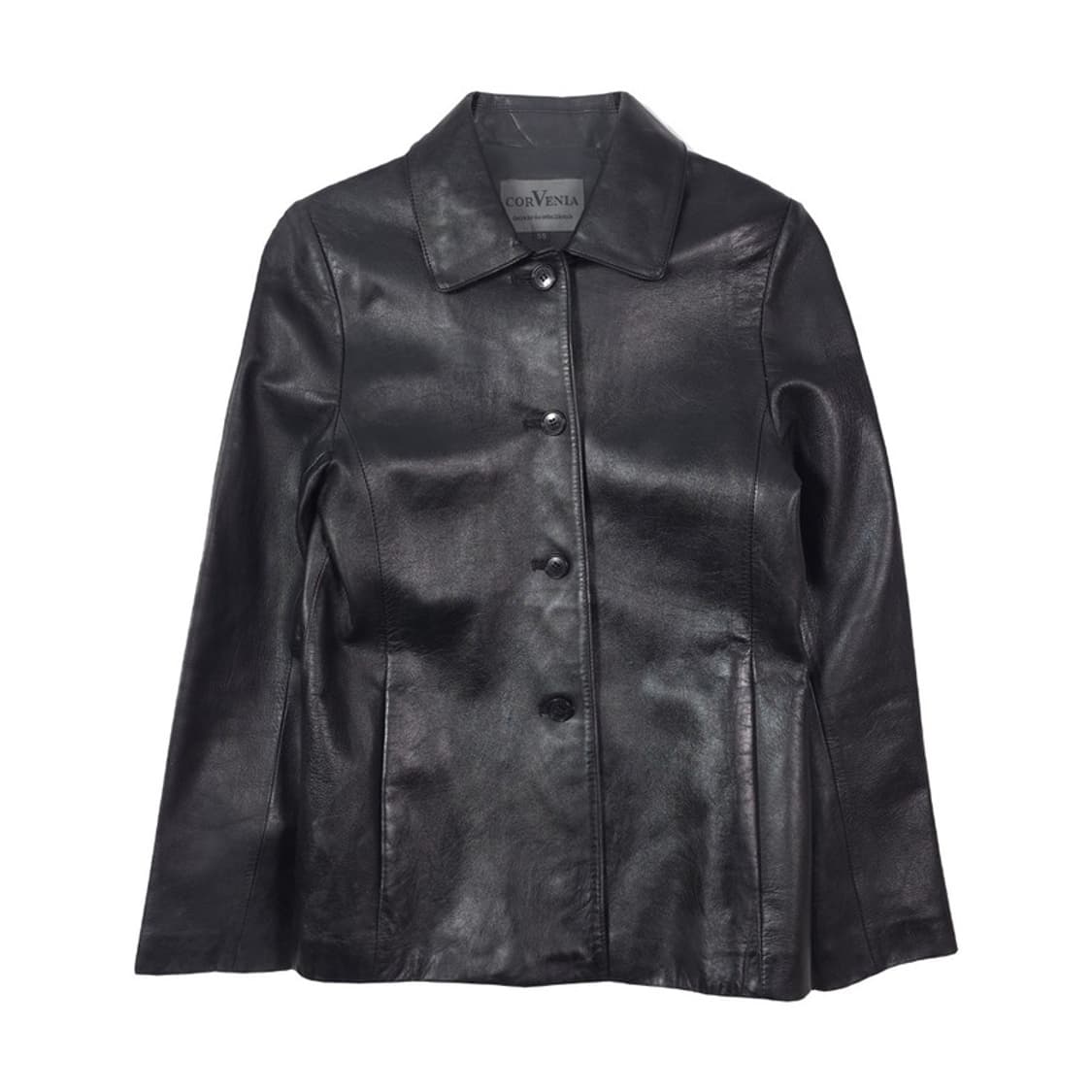 CORVENIA 미니멀 램스킨 레더 자켓 55 상품이미지1
