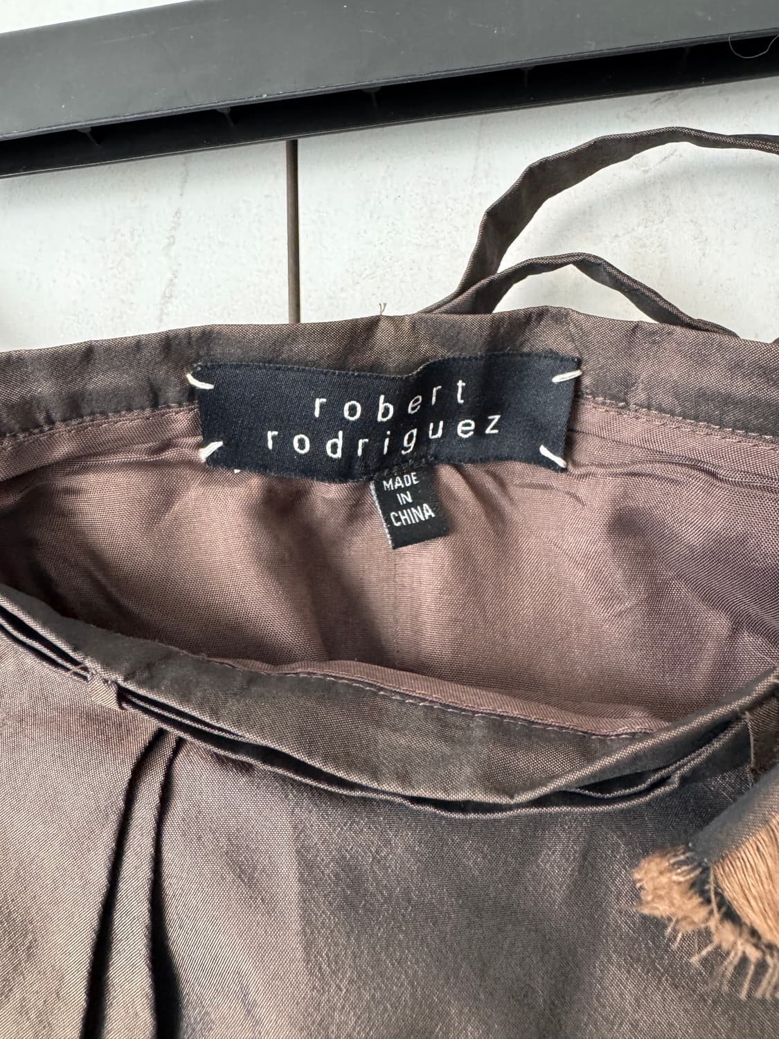 새상품Robert Rodriguez 브라운 포켓스커트 10(55,66사이 상품이미지2