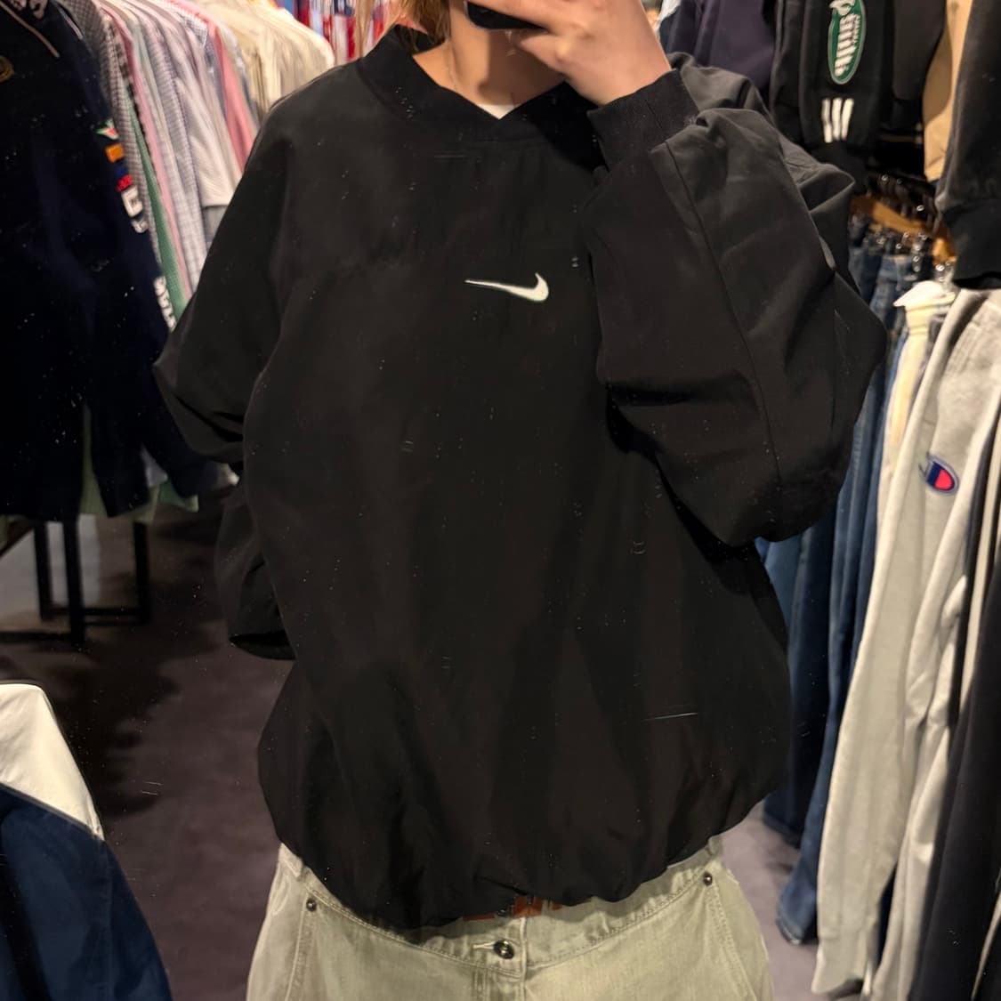 [IM]  Nike 나이키 웜업 스우시 블랙 상품이미지2