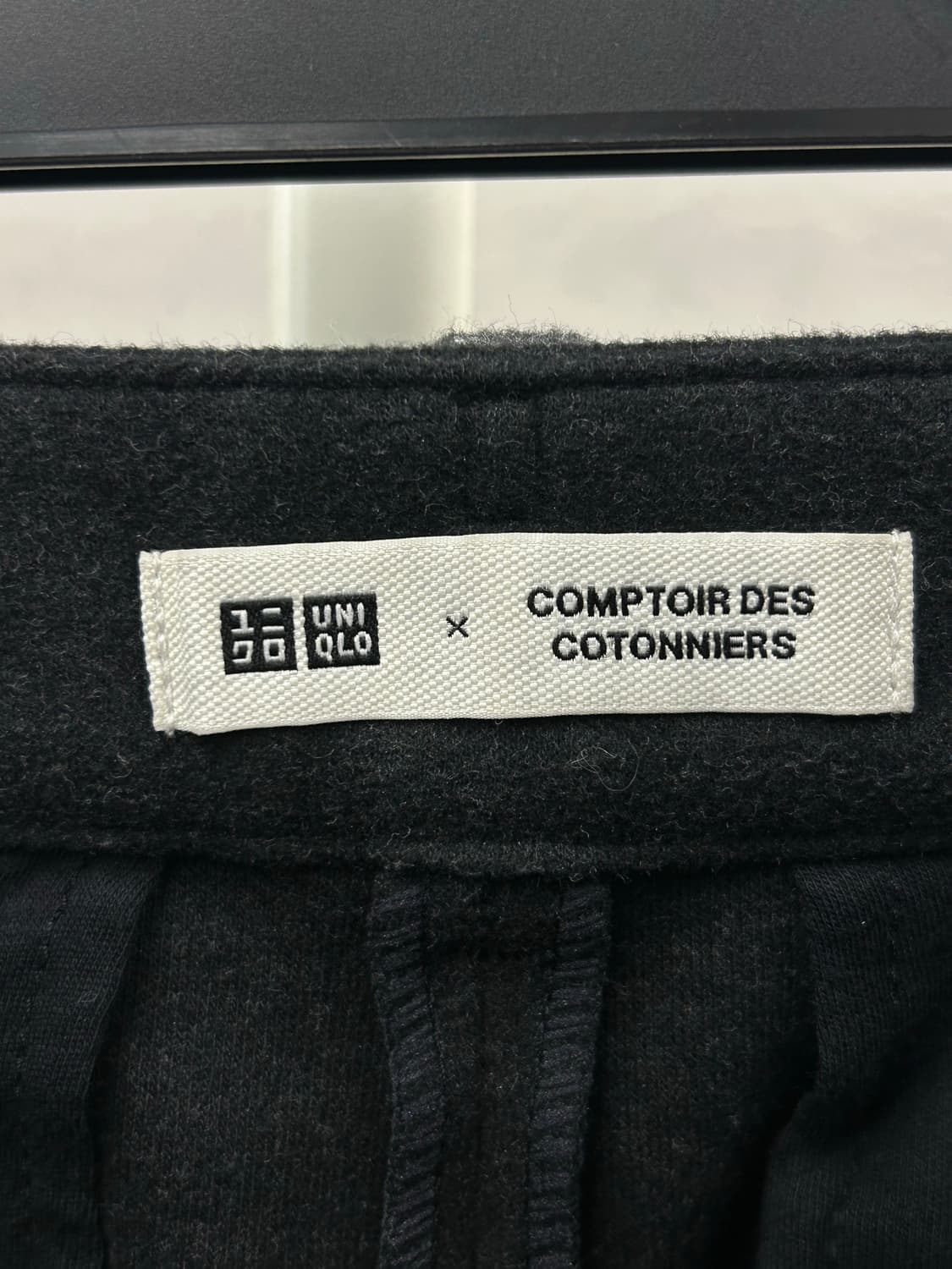 유니클로 협업 CDC 블랙 와이드 팬츠 상품이미지5